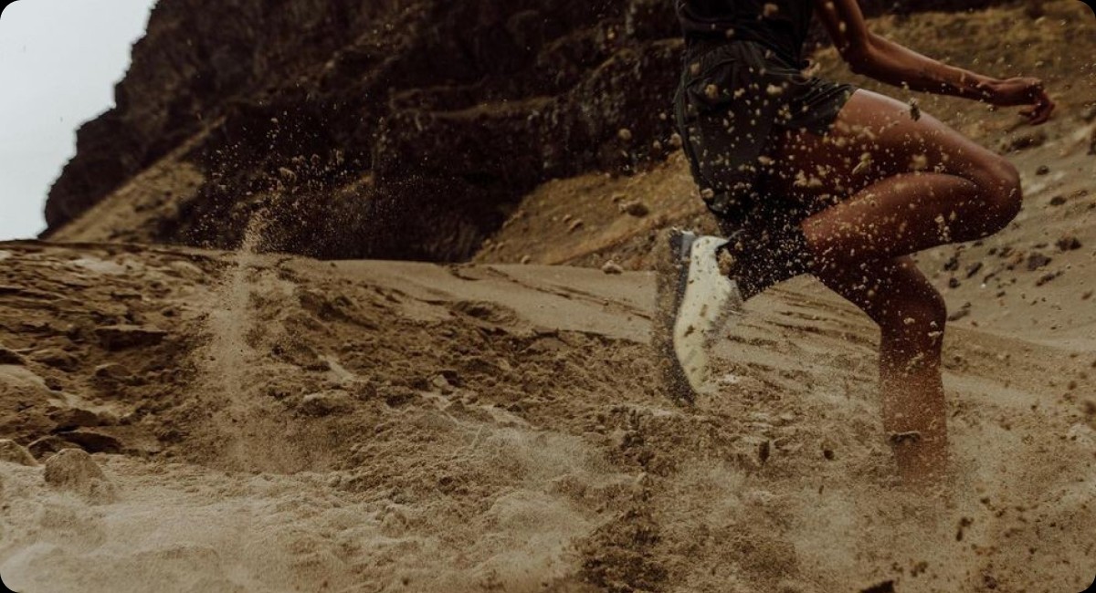Running on sand